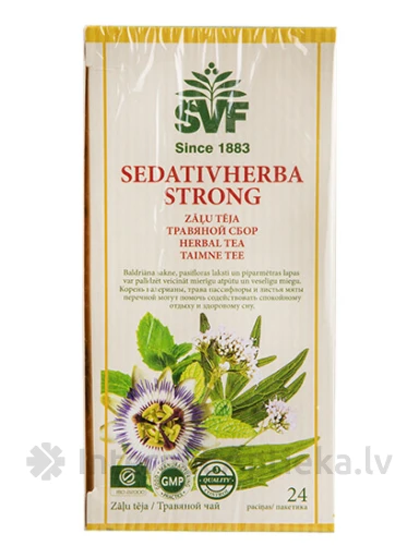 Чай Sedativherba strong 1,5 г, 20 пакетиков | internetaptieka.lv