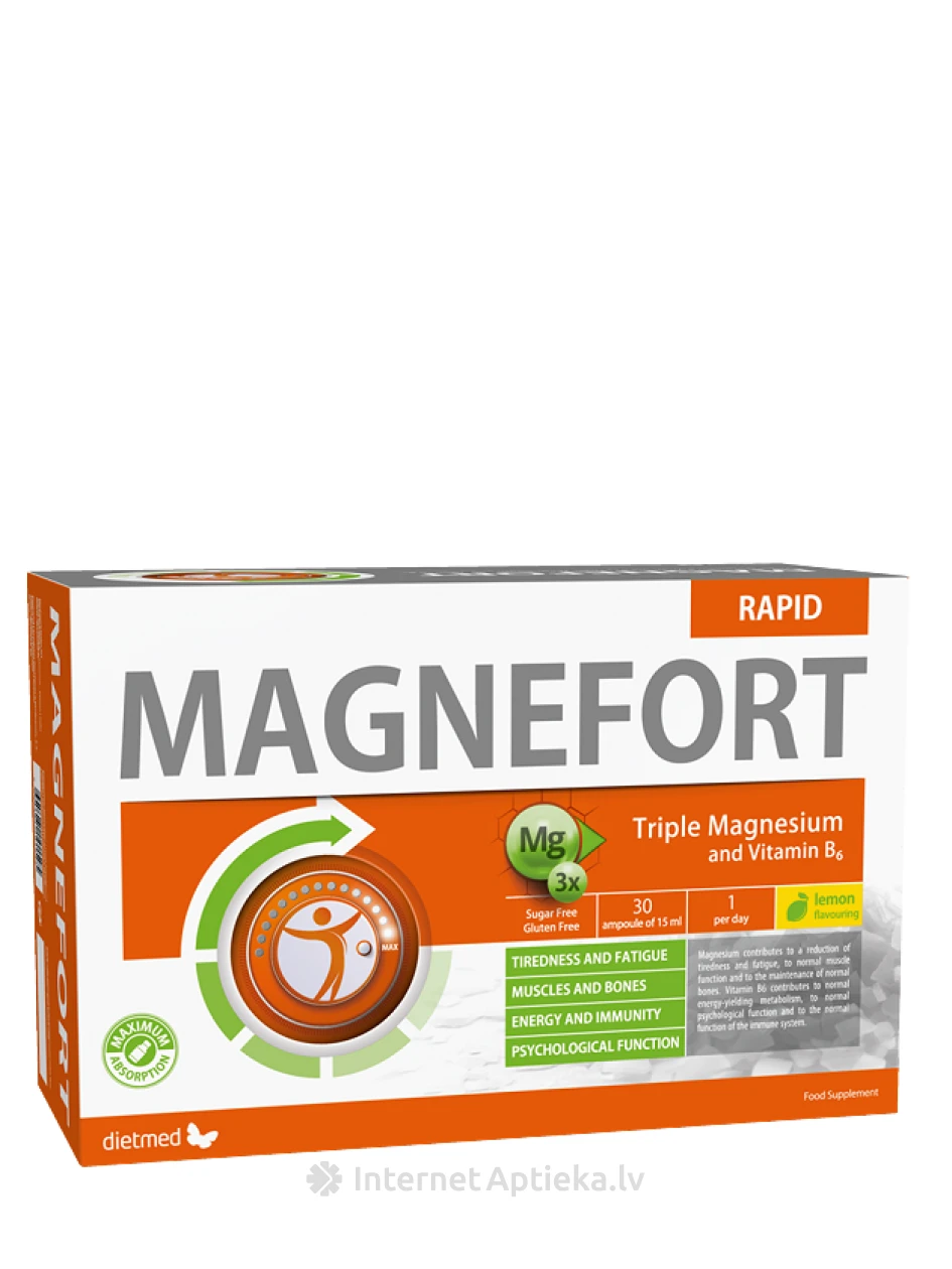 Magnefort ampulas, 30*150 ml | internetaptieka.lv
