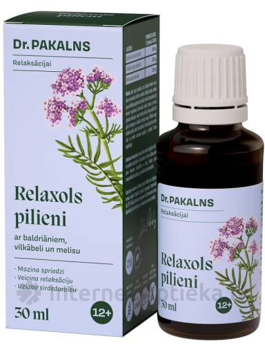 Dr.Pakalns Relaxols, 30 мл | internetaptieka.lv