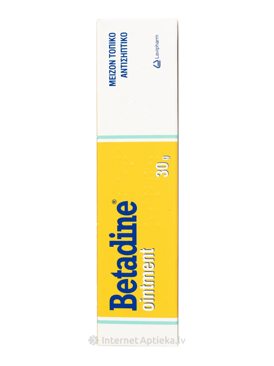 Betadine 10% salv, 30 g | internetaptieka.lv