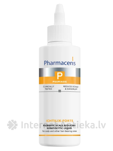 Pharmaceris P Ichtilix-Forte keratolüütiline vedelik psoriaatiliste nahakahjustuste korral, 125 ml | internetaptieka.lv