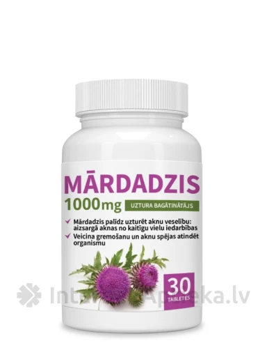 Piimohakas 1000 mg tabletid, 30 tk. | internetaptieka.lv