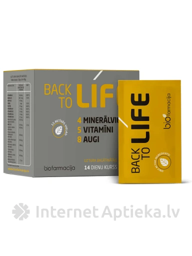 Biofarmфcija Back to Life порошок, 14 пачек | internetaptieka.lv