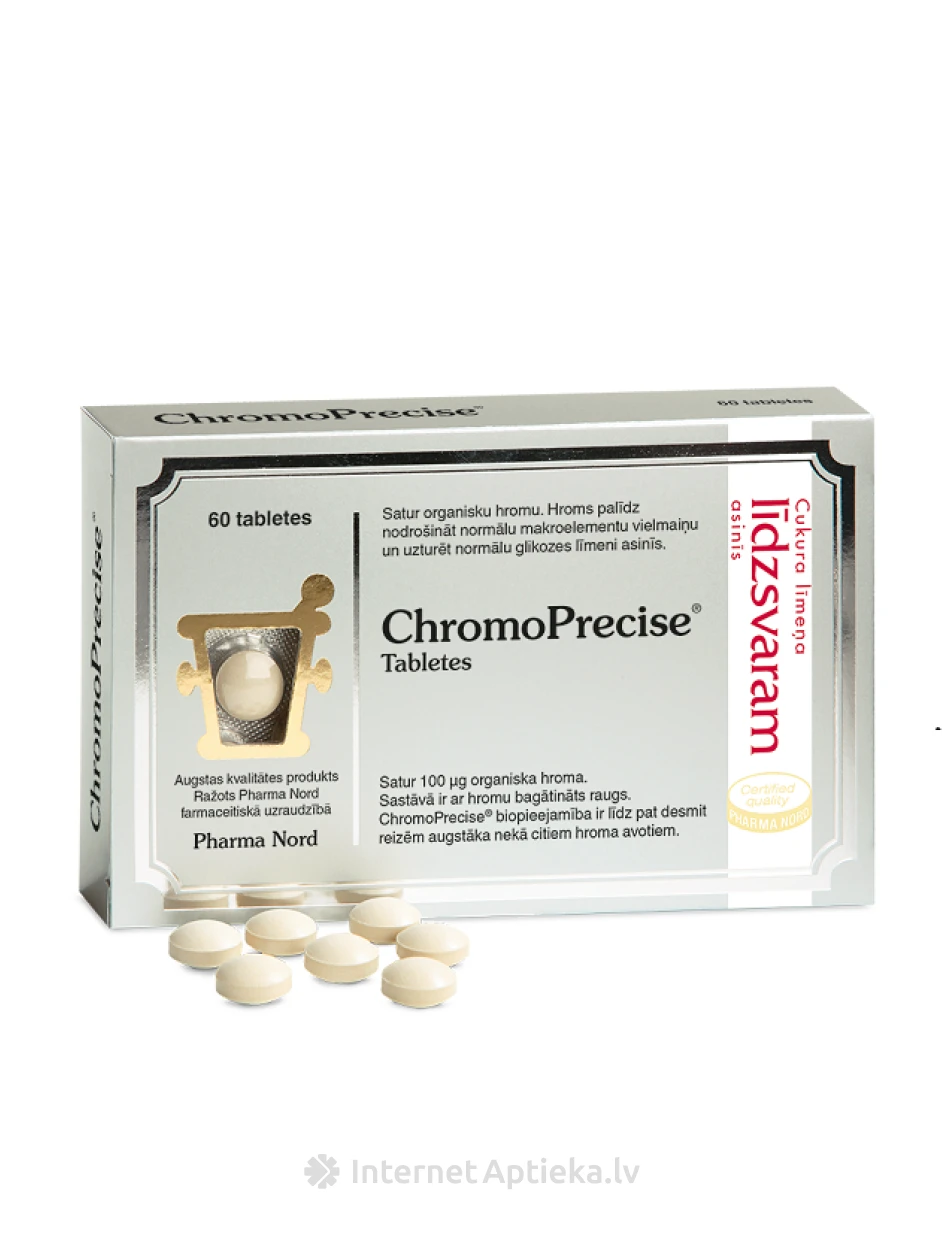 BioActive hroms cukura līdzsvaram, 60 tabletes | internetaptieka.lv