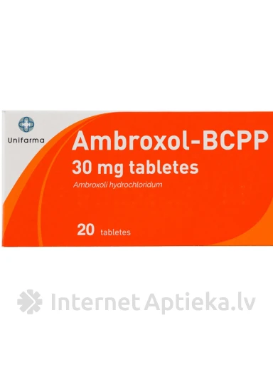 Ambroksool-BCPP 30 mg, 20 tabletti | internetaptieka.lv