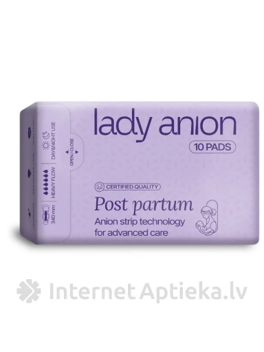 Lady Anion Partum 330mm, 10 tk | internetaptieka.lv