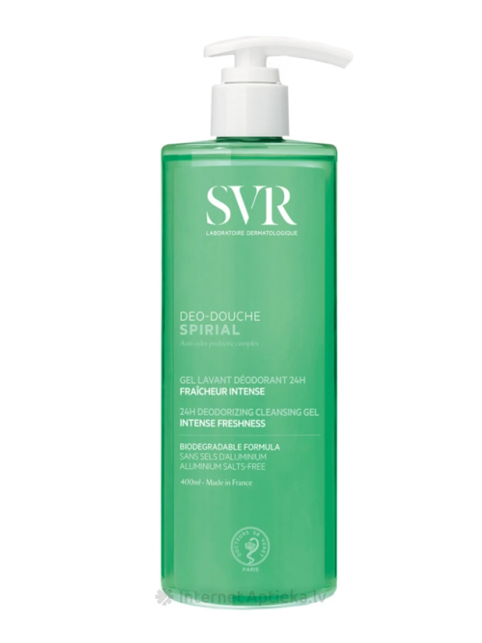 SVR SPIRIAL DEO DOUCHE keha pesugeel, 400 ml | internetaptieka.lv