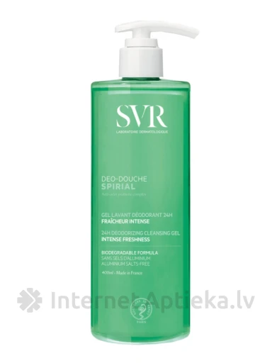 SVR SPIRIAL DEO DOUCHE keha pesugeel, 400 ml | internetaptieka.lv