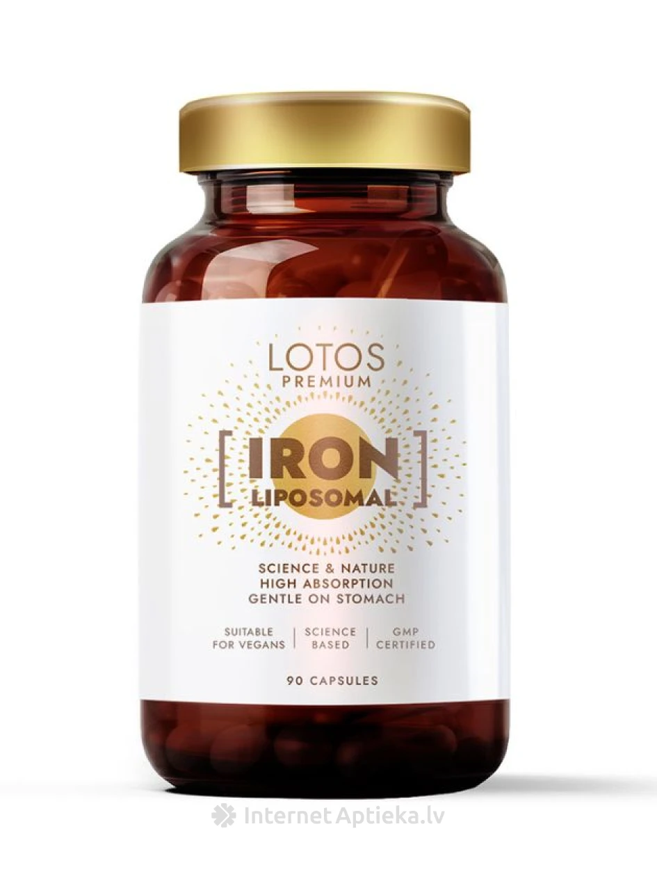 LOTOS PREMIUM Liposomal Iron, 90 kapslit | internetaptieka.lv