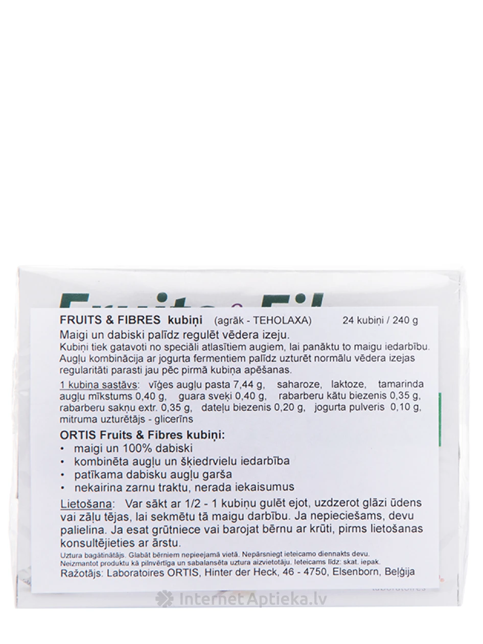 Fruits & Fibres, 24 kubiņi | internetaptieka.lv