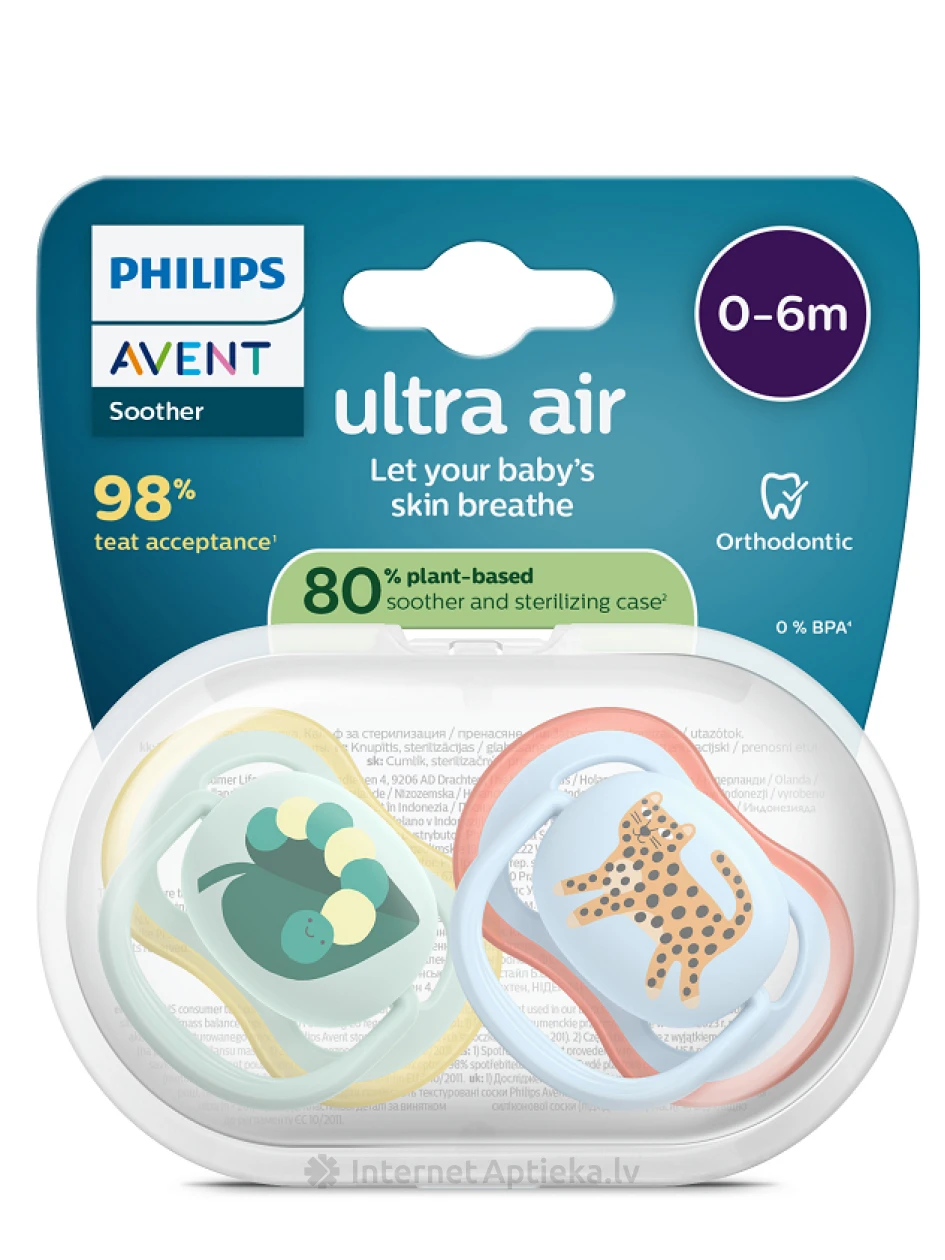 Philips Avent Ultra Air lutt 0-6M, 2 tk. | internetaptieka.lv