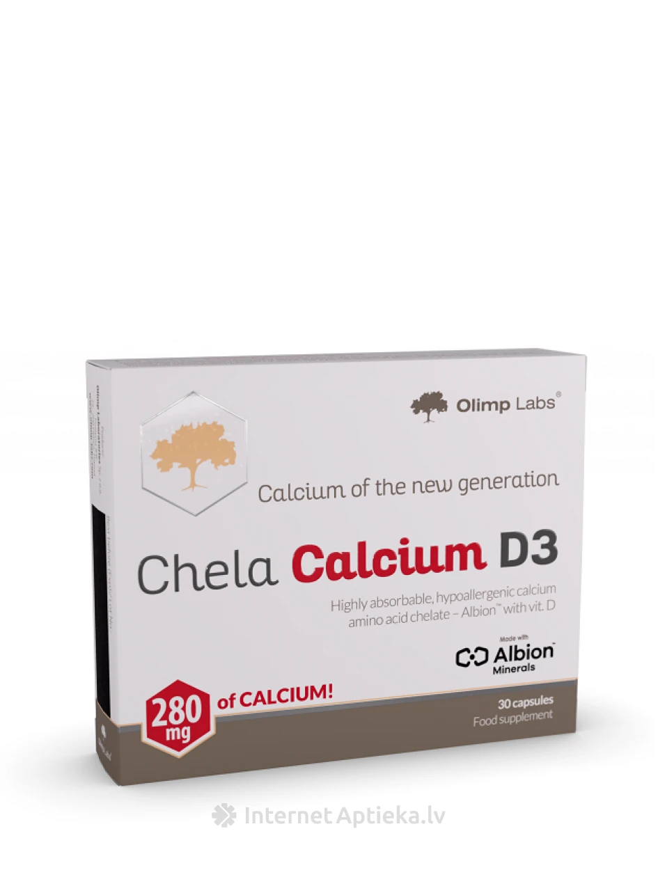 Olimp Labs Chela-Calcium, 30 kapsulių | internetaptieka.lv