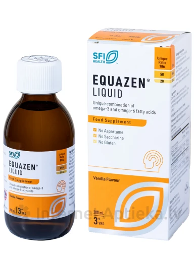Equazen šķidrums ar vaniļas garšu, 200 ml | internetaptieka.lv