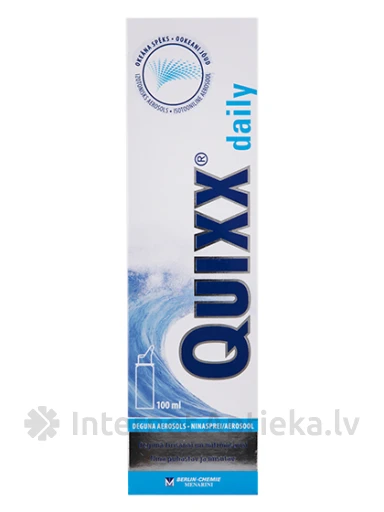 Quixx Daily aerosols degunam, 100 ml | internetaptieka.lv