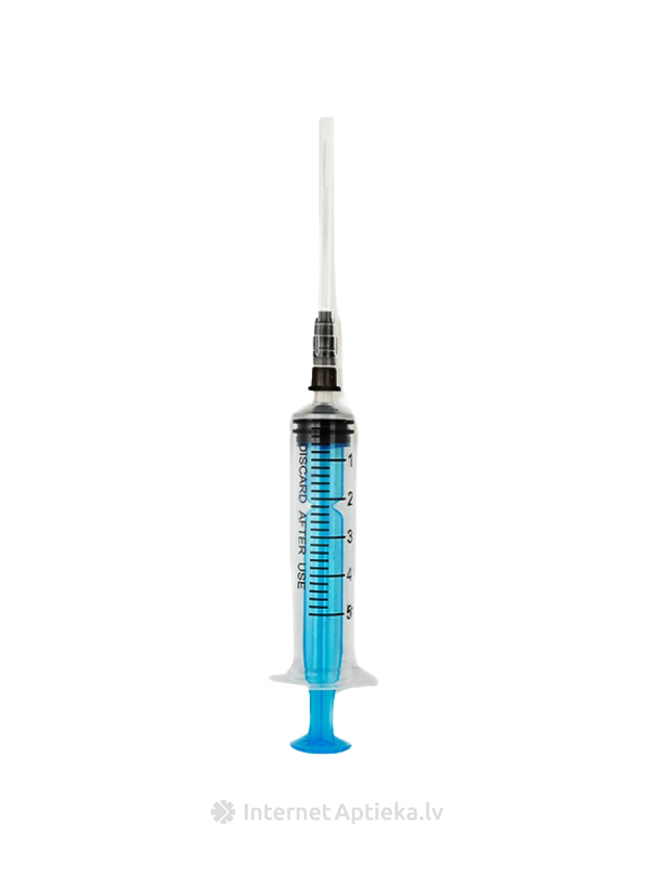AccuPoint Шприц для инъекций 3ml с иглой LS 23G(0,6X32mm), 1 шт. | internetaptieka.lv