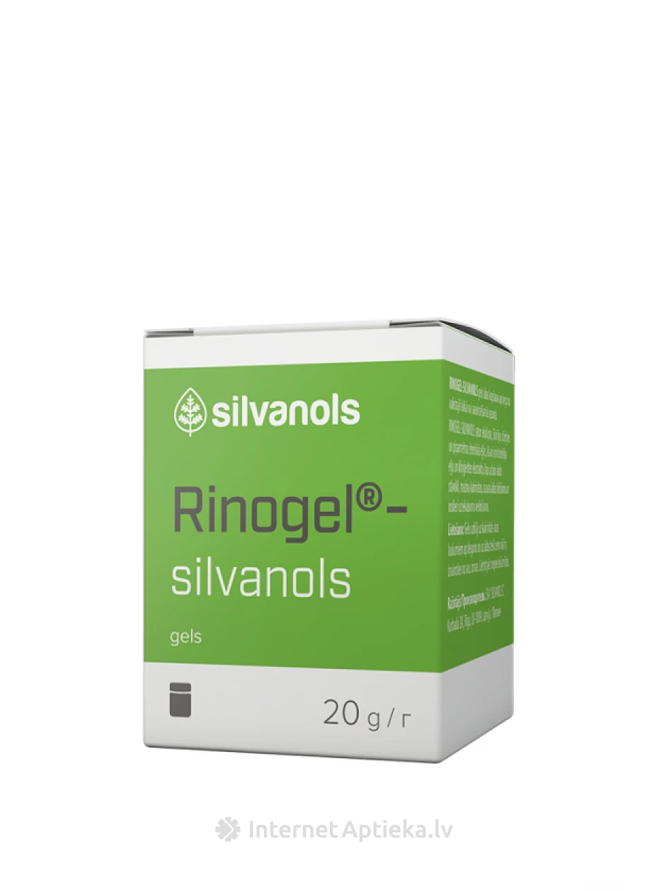 Rinogel-Silvanols гель, 20 г | internetaptieka.lv