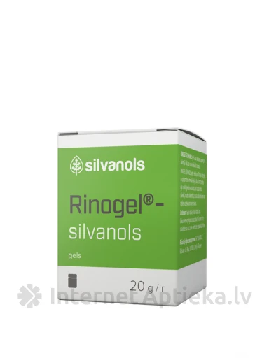 Rinogel-Silvanol geel, 20 g | internetaptieka.lv