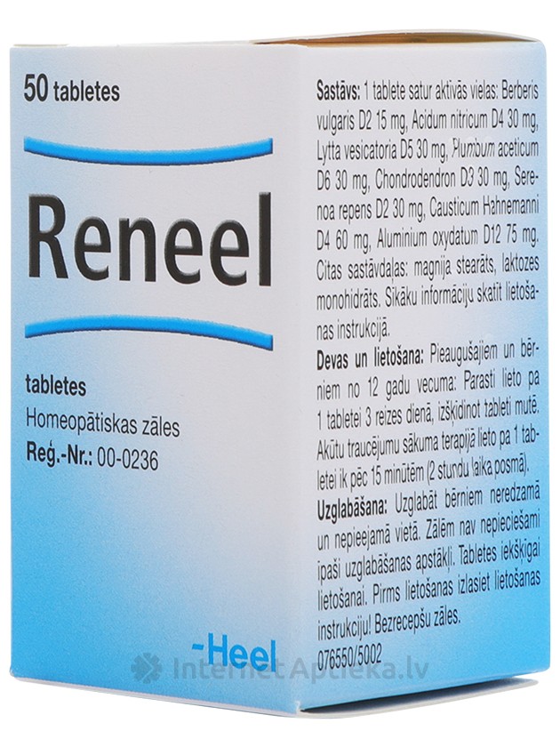 Reneel, 50 tabletes - InternetAptieka.lv