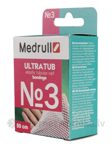 Medrull Ultratub Сетчатая повязка Nr.3, 50 см | internetaptieka.lv