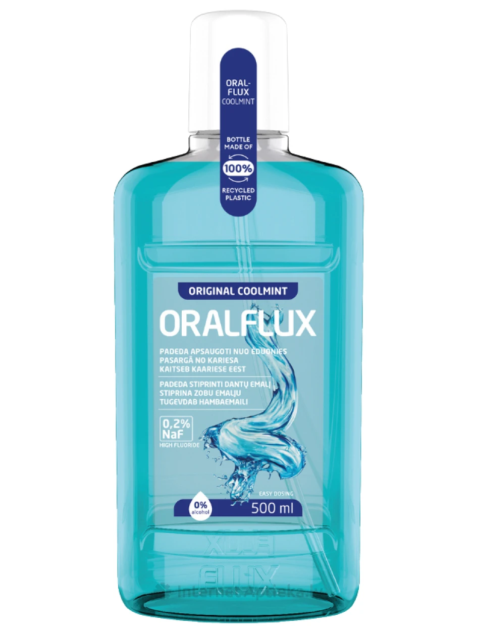 Oralflux Original mutes skalojamais līdzeklis, 500 ml | internetaptieka.lv