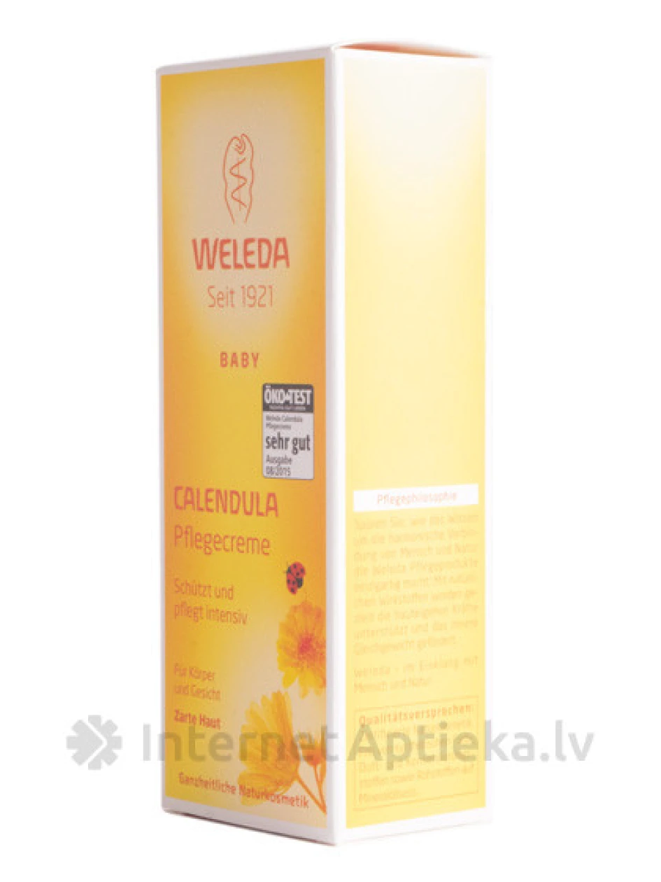 Weleda увлажняющий крем c Календулой для детей, 75 мл | internetaptieka.lv