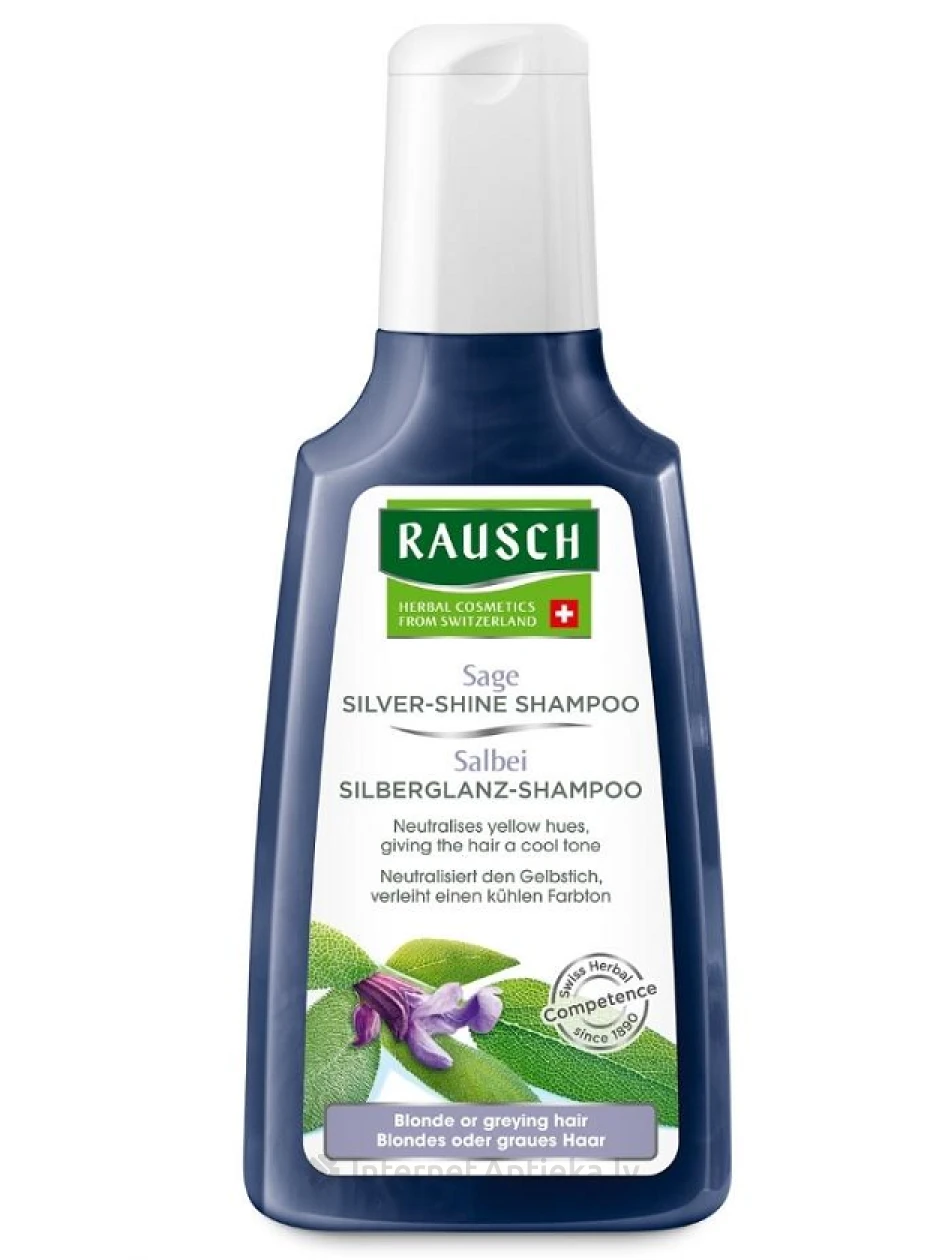 Rausch Sage Silver-Shine šampūns gaišiem matiem, 200 ml | internetaptieka.lv