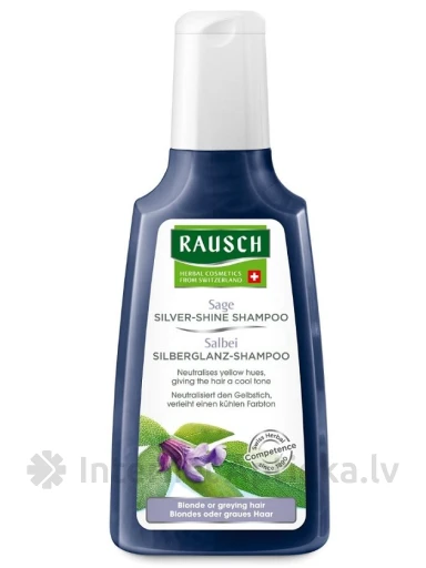 Rausch Sage Silver-Shine šampūns gaišiem matiem, 200 ml | internetaptieka.lv