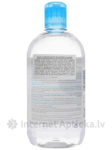 Bioderma Hydrabio H2O micelārais ūdens, bez pumpja, 500 ml | internetaptieka.lv