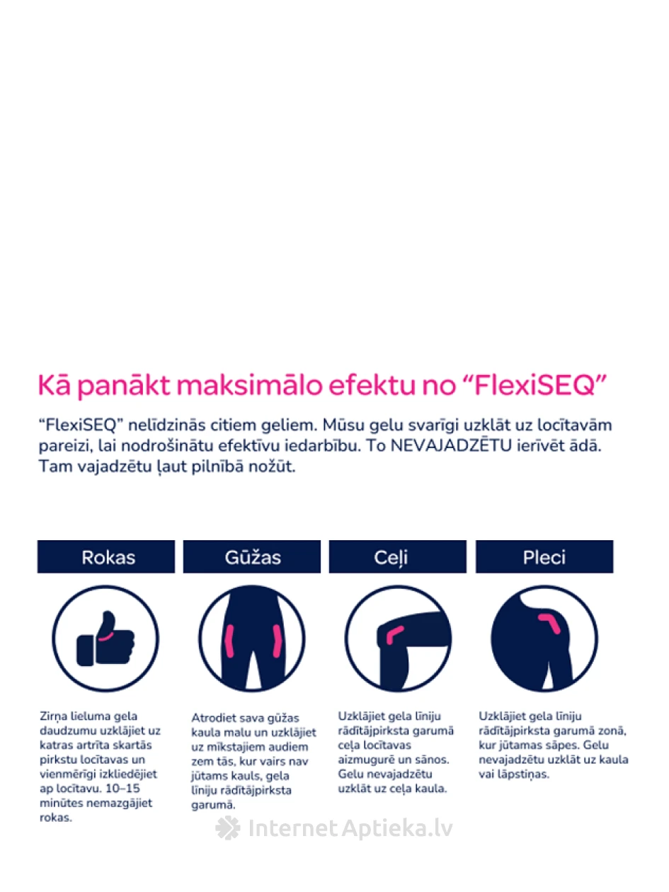 FLEXISEQ for Joint Wear&Tear geel, 50 g | internetaptieka.lv