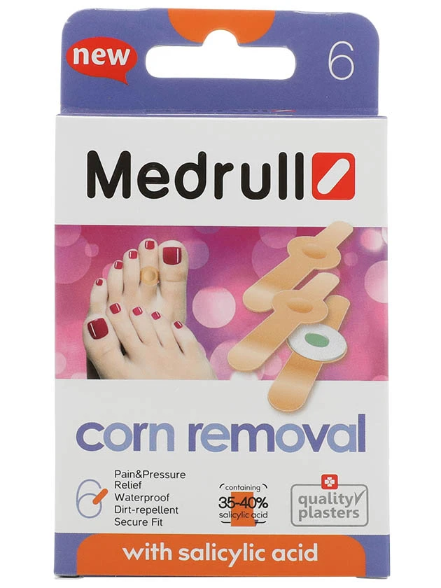 Medrull Corn Removal пластырь для удаления мозолей, 6шт