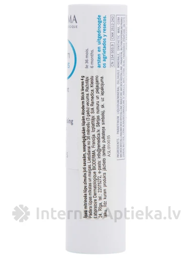 Bioderma Atoderm huulepalsam, 4 g | internetaptieka.lv