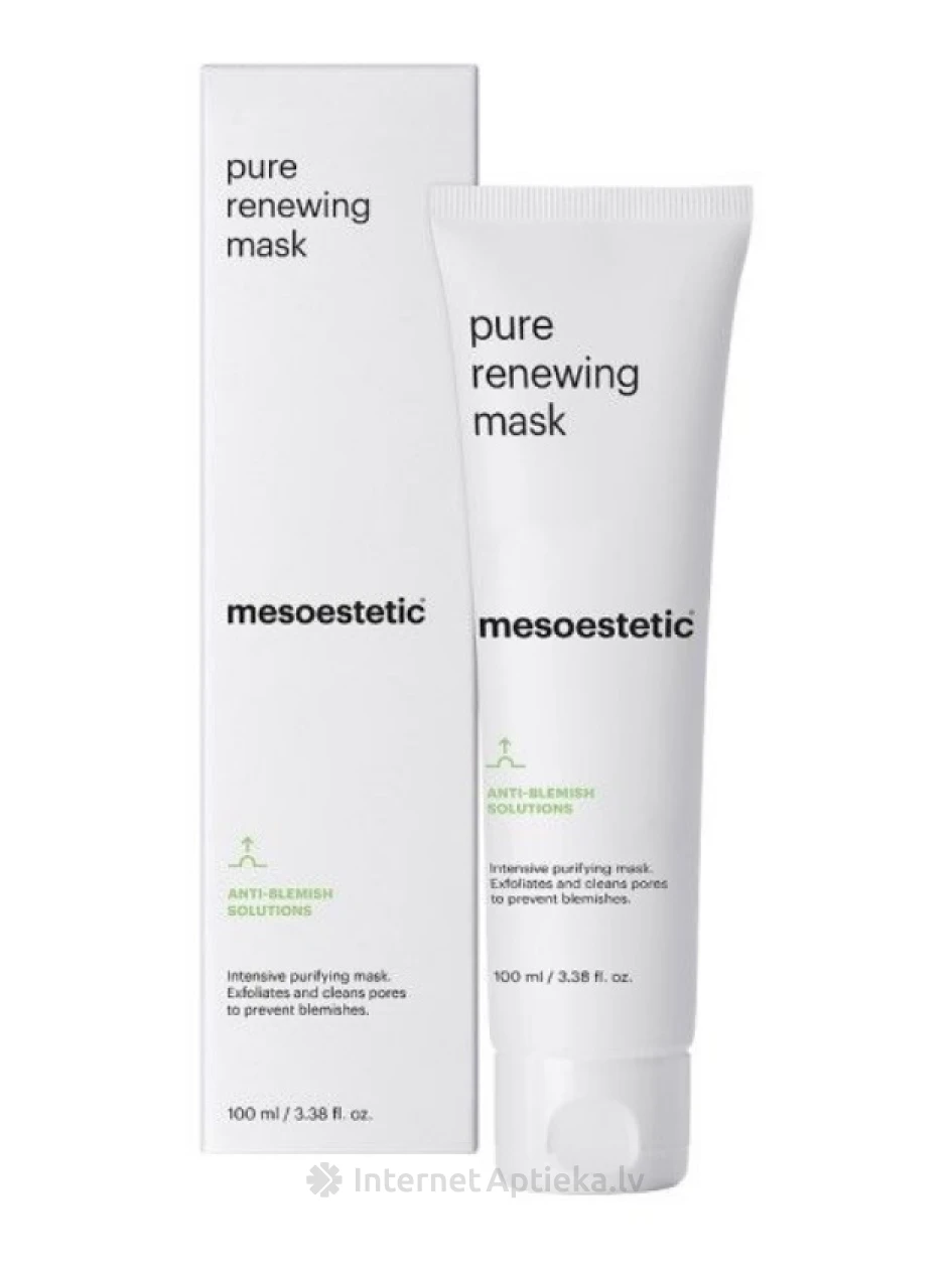 Mesoestetic pure renewing mask attīroša sejas maska, 100 ml | internetaptieka.lv