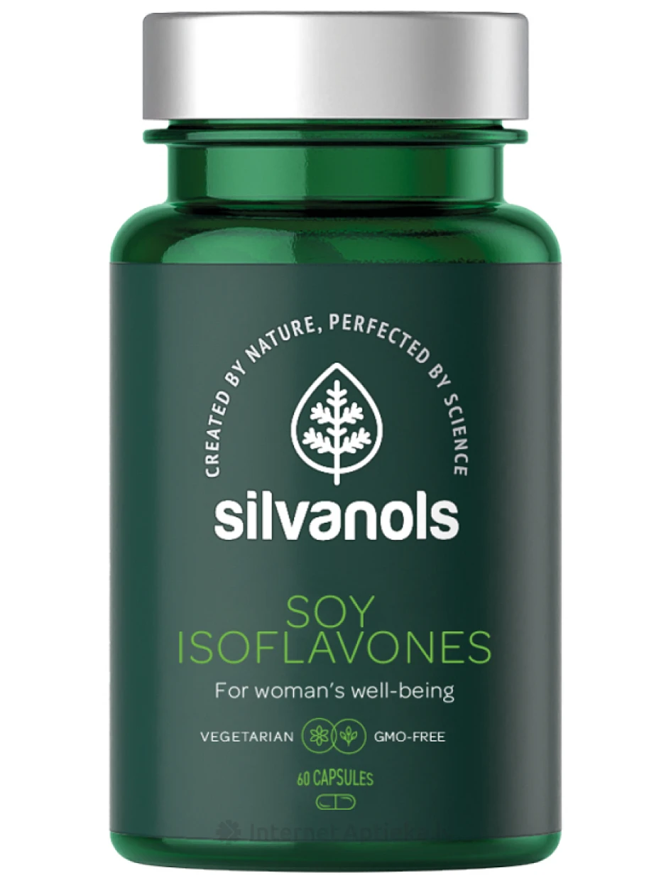 Silvanols Soy Isoflavones, 60 kapsulas | internetaptieka.lv