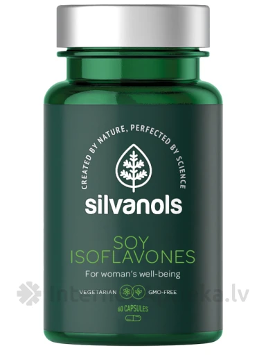 Silvanols Soy Isoflavones, 60 kapsulas | internetaptieka.lv