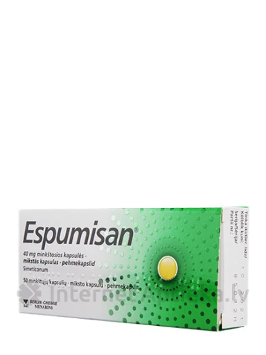 Espumisan 40 mg, 50 kapsulas | internetaptieka.lv