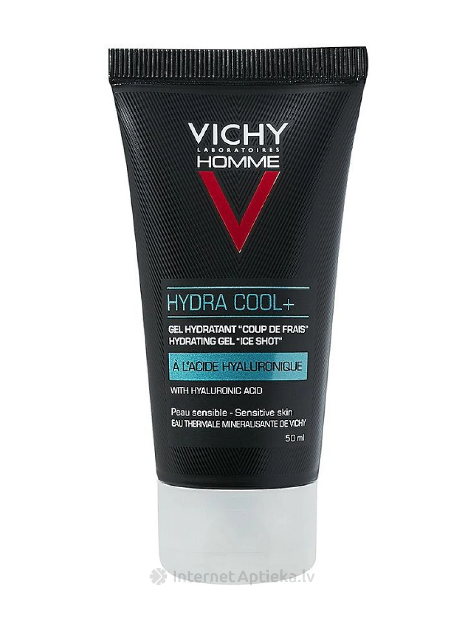 Vichy Homme Hydrating gel Ice Shot niisutav geel meestele, 50 ml | internetaptieka.lv