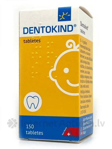 Dentokind 0-6 лет, 150 таюлеток | internetaptieka.lv