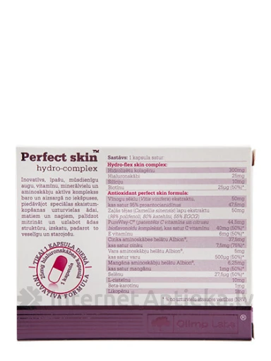Olimp Labs Perfect Skin hydro-complex, 30 капсул | internetaptieka.lv
