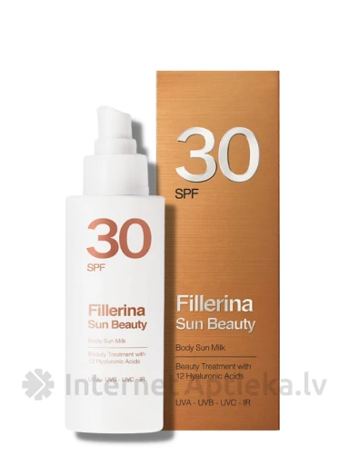 FILLERINA солнцезащитный крем для тела SPF 30, 150 мл | internetaptieka.lv