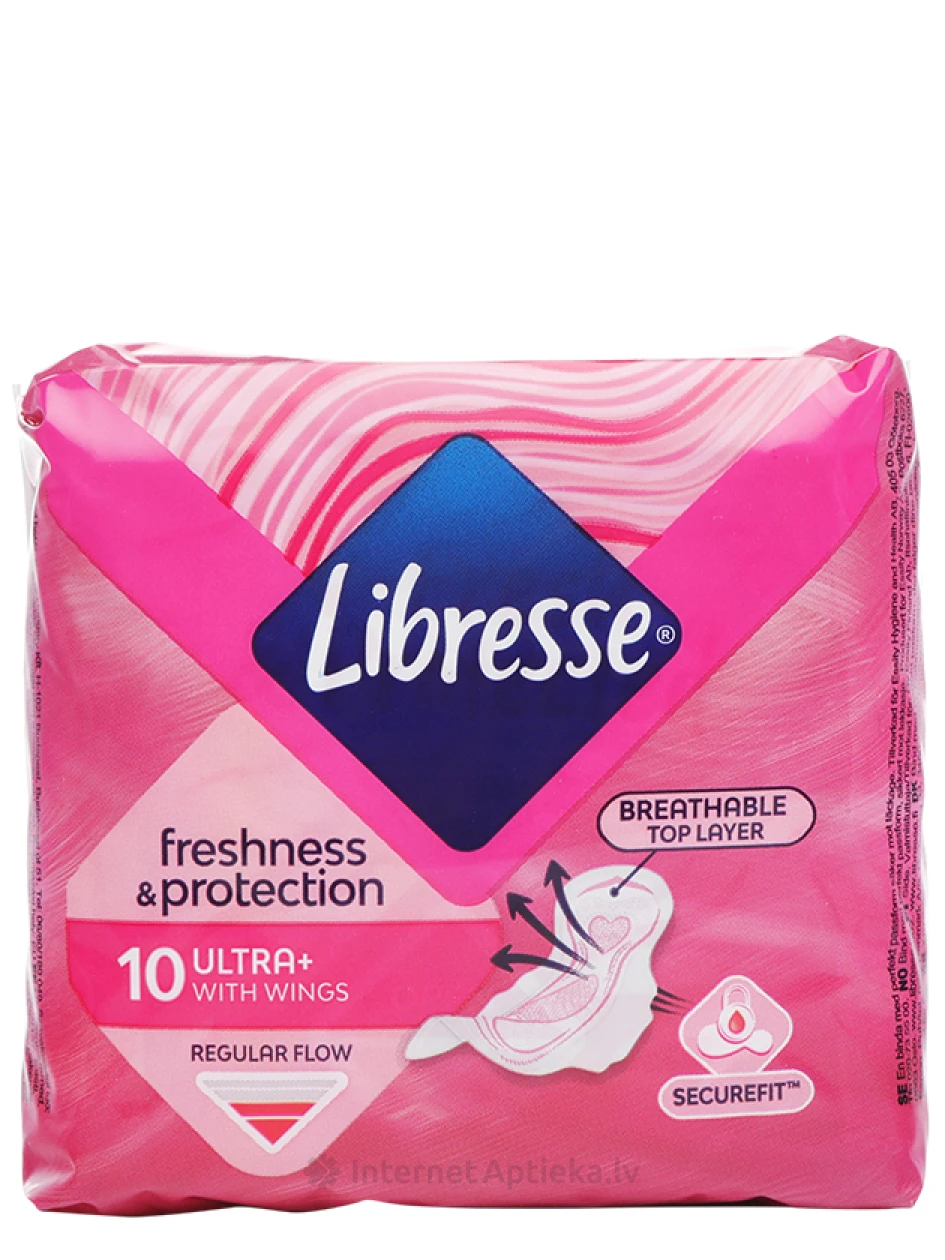 Libresse Ultra Thin Normal higiēniskās paketes, 10 gb. | internetaptieka.lv