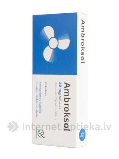 Ambroksol 30 мг, 20 таблеток | internetaptieka.lv