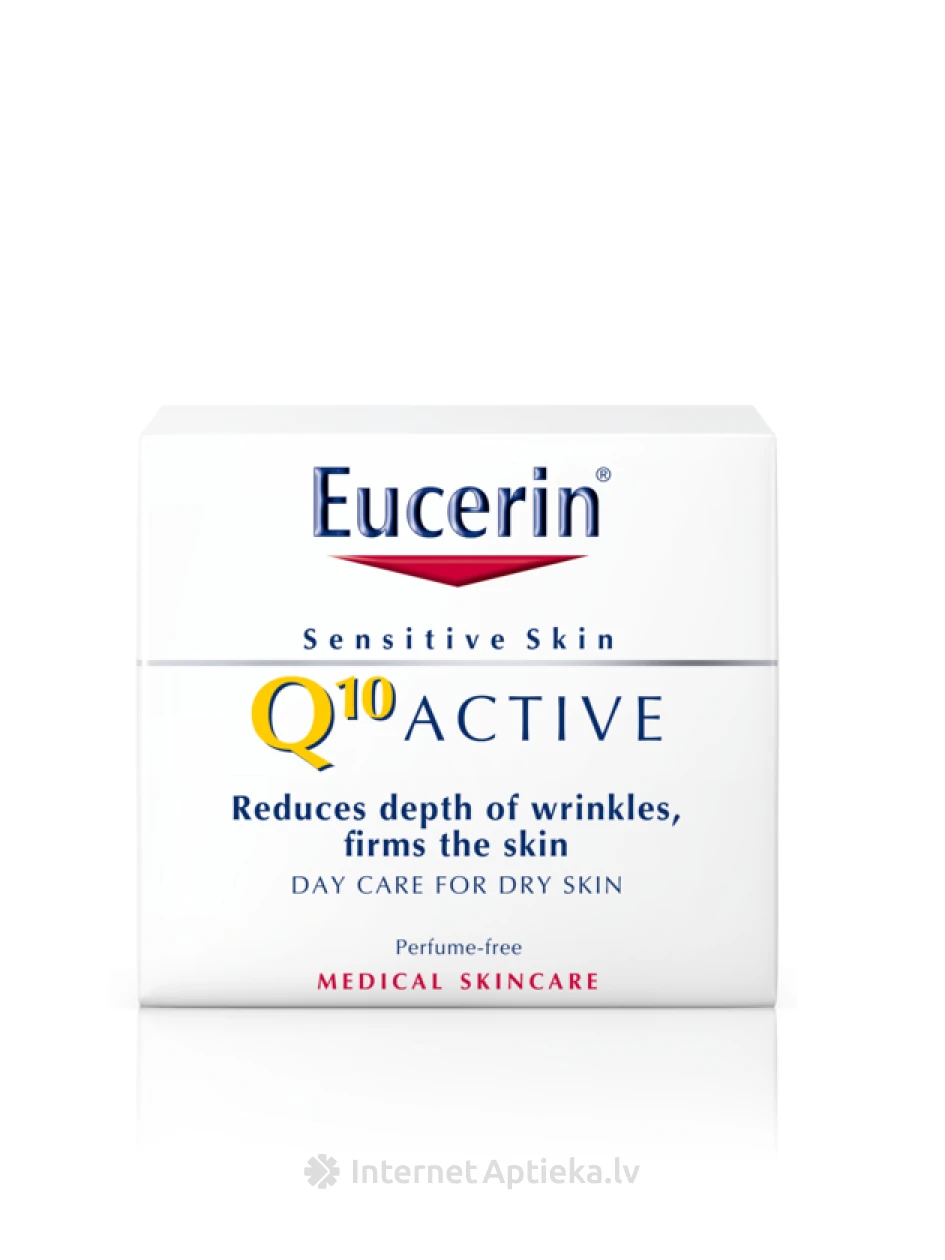 Eucerini kreem Q10 aktiivne kortsudevastane päevakreem, 50 ml | internetaptieka.lv