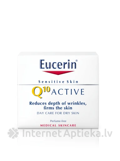 Eucerin Krēms Q10 Active Pretgrumbu, dienas, 50 ml | internetaptieka.lv