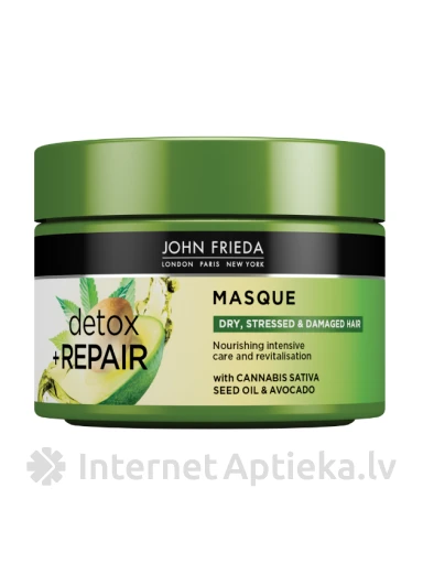 JOHN FRIEDA Detox & Repair maska, 250 ml | internetaptieka.lv