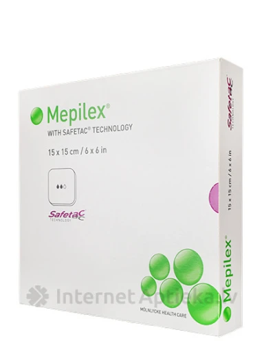 Mepilex plāksteri 15 x 15 cm, 5 gb. | internetaptieka.lv
