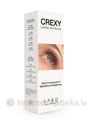 CREXY Гель для роста ресниц и бровей, 8 мл | internetaptieka.lv