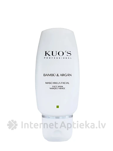 KUO`S Bamboo & Argan Маска для лица, 100 мл | internetaptieka.lv