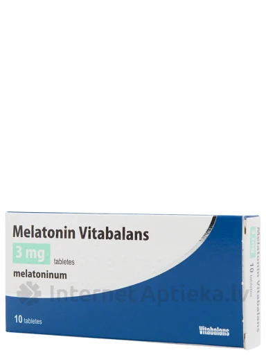 Melatonin Vitabalans 3 mg, 10 tabletti | internetaptieka.lv
