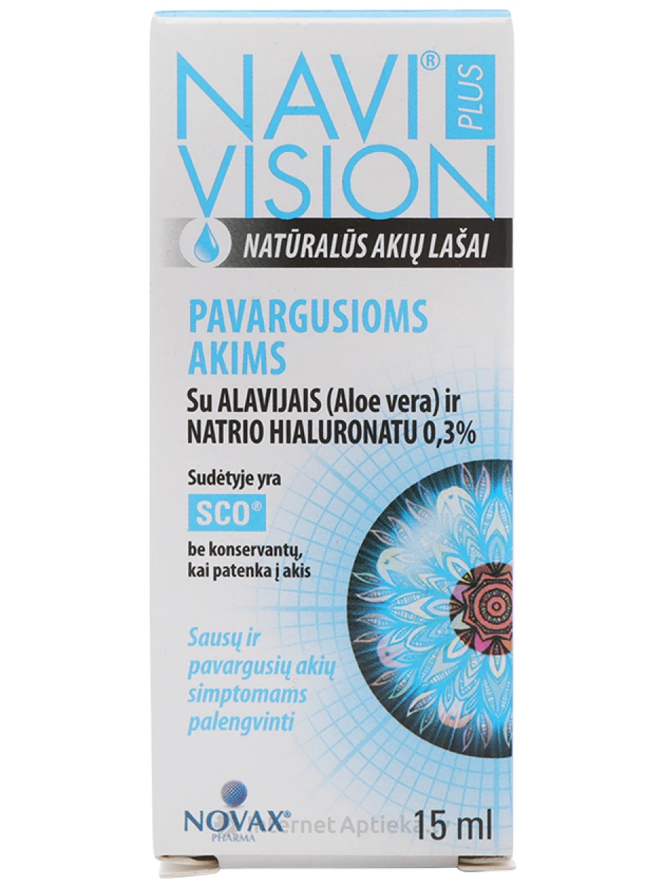 Navivision Plus Tired eyes глазные капли, 15 мл | internetaptieka.lv