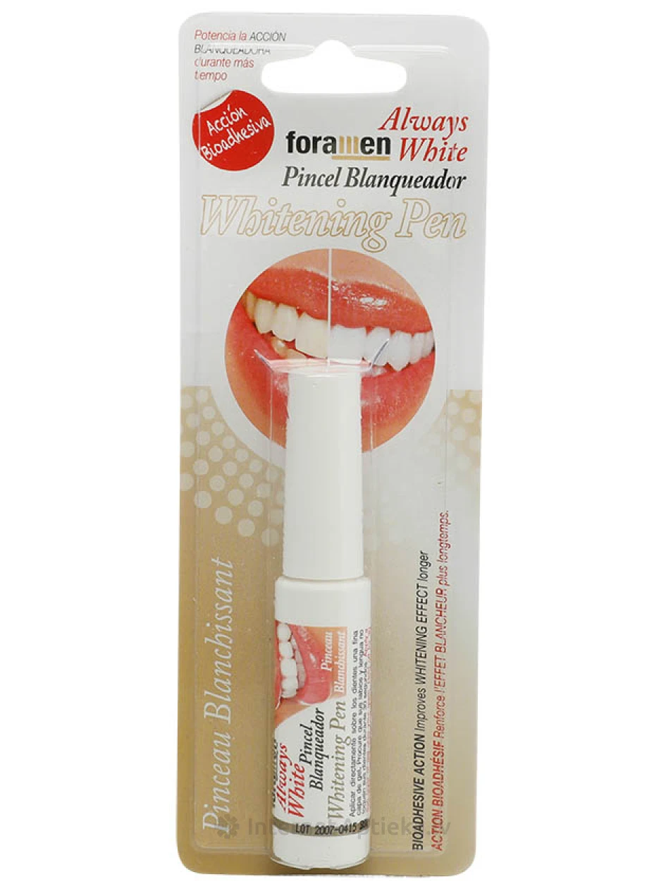 Foramen zobu emalju balinošs zīmulis - birstīte, 10 ml | internetaptieka.lv
